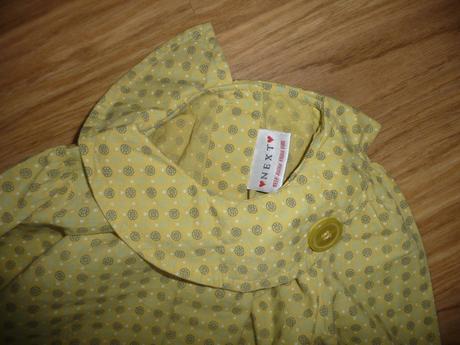Žlutá košile next na 12-18m- vel.86, next,86