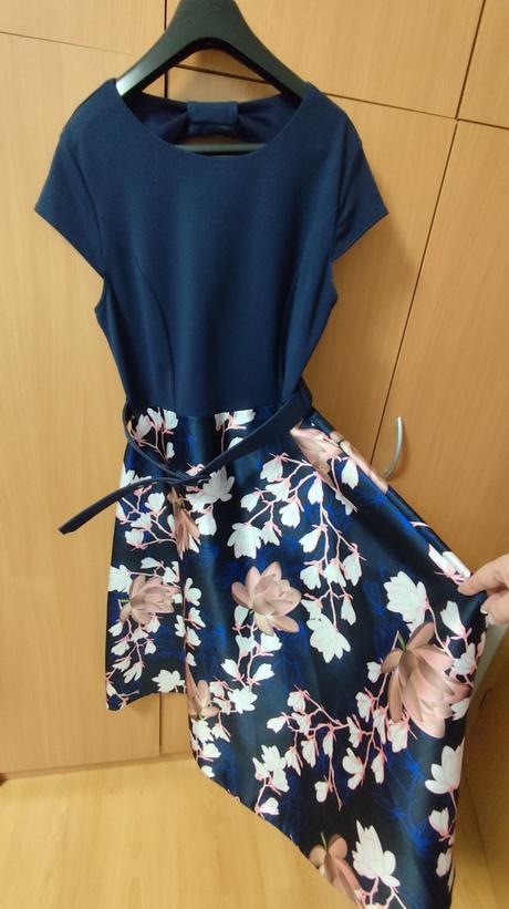 Společenské šaty luxe by dorothy perkins tm. modré, dorothy perkins,40