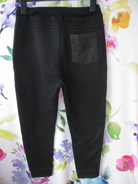 Chlapecké černé bavlněné tepláky, f&f,152