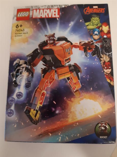 Lego marvel 76243 rocket v robotickém brnění,