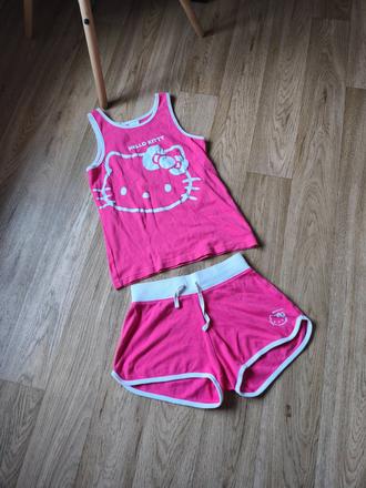 Pyžamo komplet hello kitty 170 / xs, h&m,170