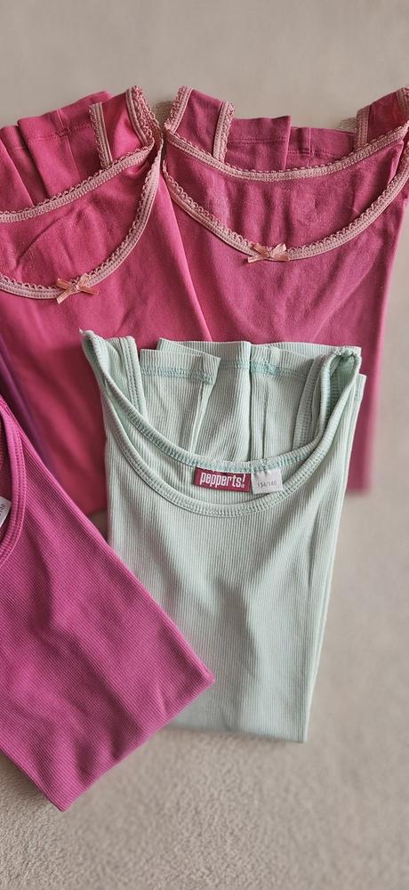 Dívčí spodní košilky, 5 kusů, vel.134/140, 134