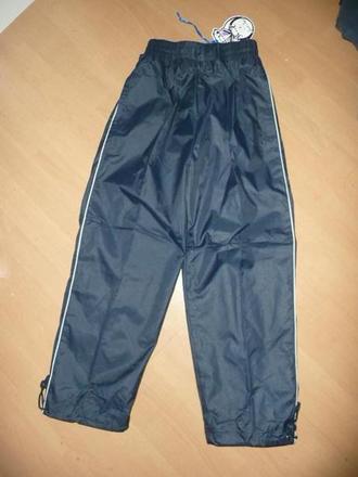 Šusťákové kalhoty nepromokavé podšité 98/104, 98 / 104