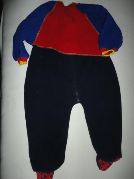 Krásný fleec overálek/kombinézka, vel. 6-12 měsíců, 74