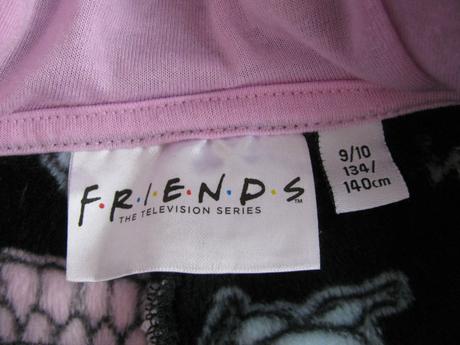 Dívčí velmi hebký fleecový spací overal s kapucí, 140