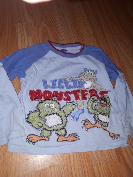 Modré tričko s kuřatky 92, adams,92