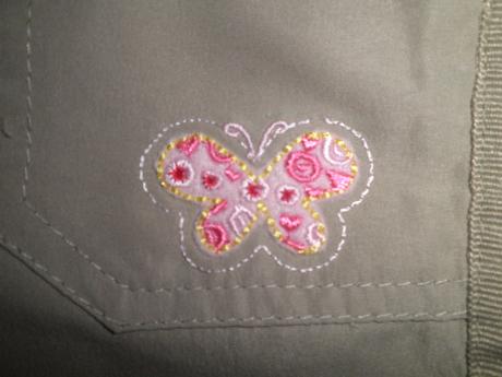 Slabé plátěné šusťáčky, babykap,74