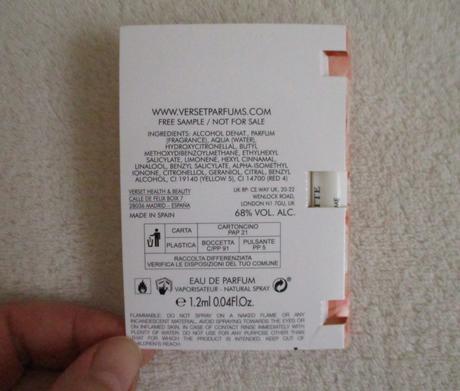 Parfém verset coquette vzorek, 