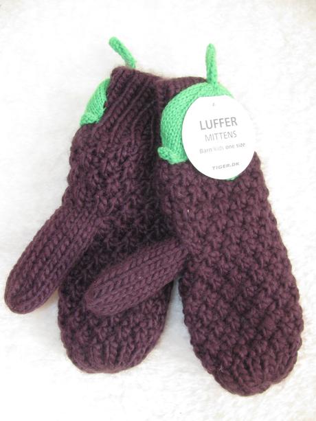 Pletené rukavice - palčáky,