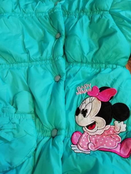 Azurová krásná bunda-zimní-2-4roky-krásný stav, 86