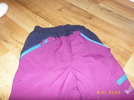 Šusťákové kalhoty, wolf,122