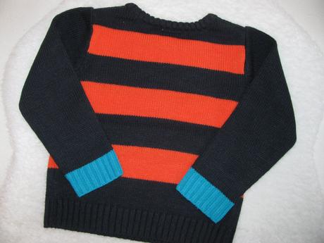 Pruhovaný barevný svetr, miniclub,98
