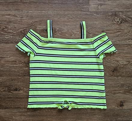 Dívčí cropp neonové triko c&a vel. 146/152, c&a,152
