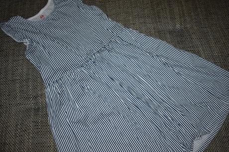 Bavlněné šaty h&m s proužky, velikost 134/140, h&m,134