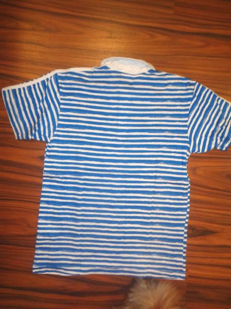 Luxusní bavlněné modrobílé tričko adidas, adidas,164 / xl