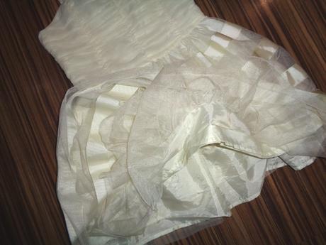 Luxusní slavnostní šaty - slonová kost, h&m,146