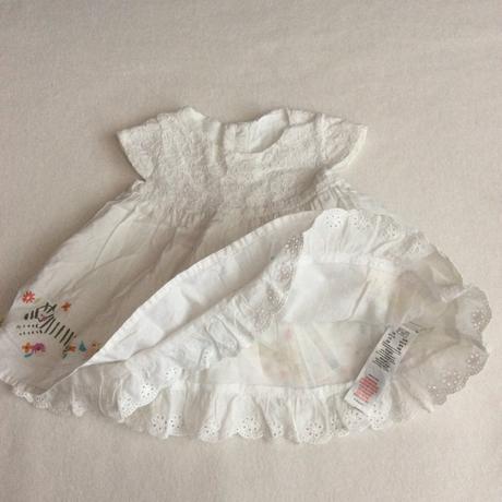 Sváteční šatičky se zvířátky a krajkou zn. f&f, f&f,62