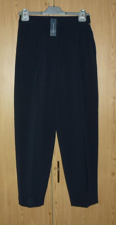 Navy - tmavě modré dámské kalhoty tommy hilfiger, tommy hilfiger,xs