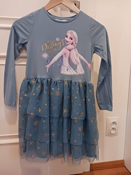 Frozen šatičky h&m č.134/140, h&m,134