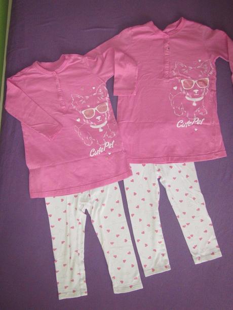 Růžovobílé pyžamo, lupilu, 86-98, 98