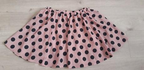 Puntíkatá sukně se spodničkou vel. 134 sukénka má, h&m,128