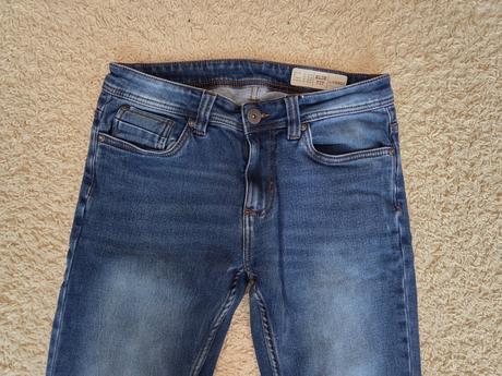 Modré rifle slim fit s elastanem, vel. 46/30/164, 46