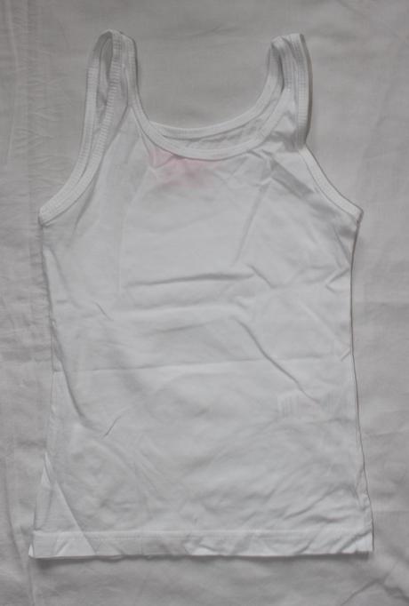 Bf125. bílé letní tílko 2-3 roky, 98