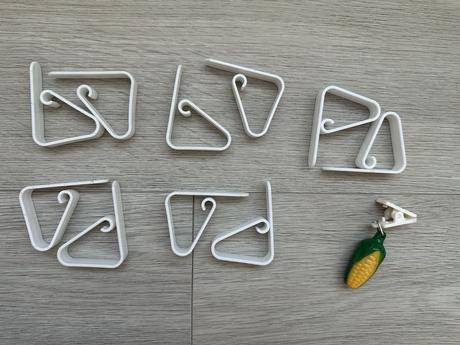 Svorky, spony, závaží na ubrus, 30 ks, 