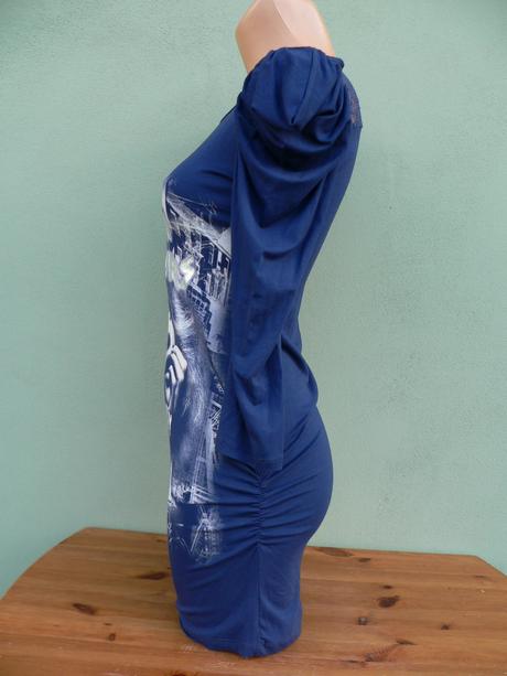 Dlouhý top minišaty kula - vel.34/36, s