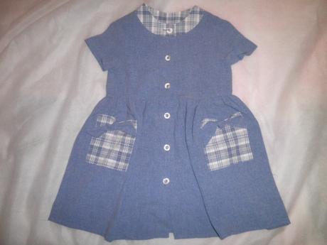 Šaty plátěné vel. 92 - 98, 92