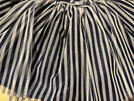 Pruhovaná tutu sukýnka, h&m,134
