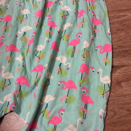 Letní kalhotový overal s plameňáky, evie angel,104