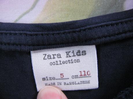 Tmavě modrá bavlněná halenka,tričko zara, zara,110