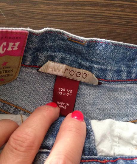 Jeans sukně, h&m,122
