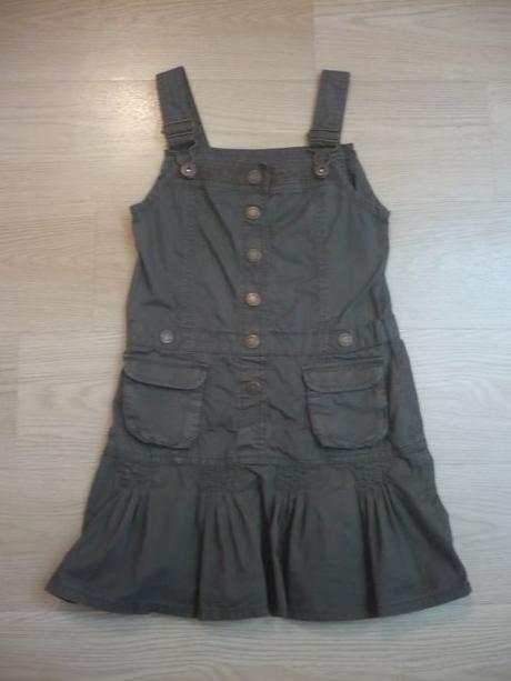 Laclové plátěné šaty, palomino,122