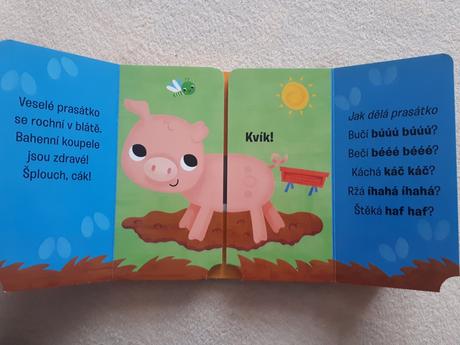 Dětská knížka popletená knížka jak dělají zvířátka,