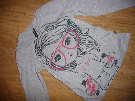 Šedé triko sam 73 na 7-8l- vel.128, sam73,122