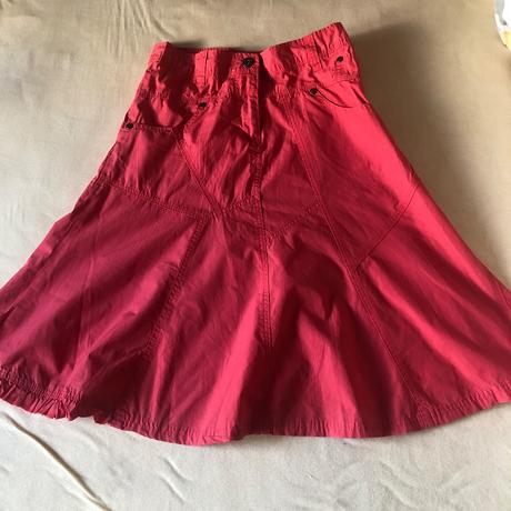 Oranzova sukne c&a 34 strih do a, clockhouse,34