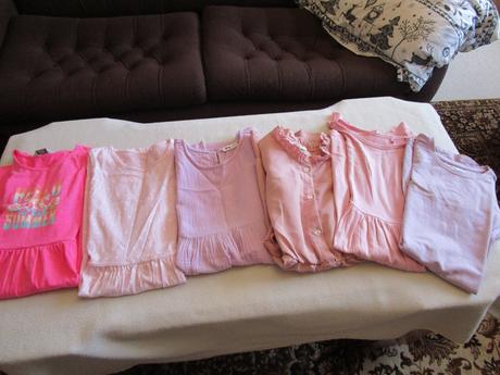 6x pěkné dívčí letní šaty, vel. 140-146, primark,140