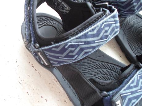 Modré černé boty sandály, 41