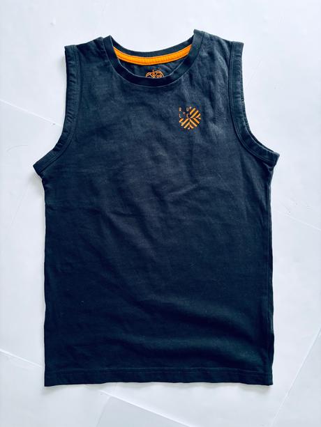 Tílko černé letní - v.7/8 let, f&f,128