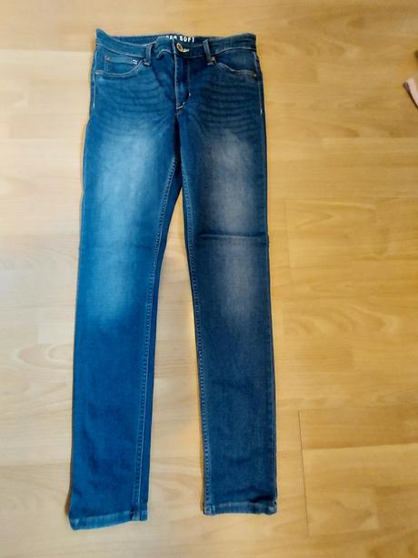 Džíny supersoft nenošené 158, h&m,158