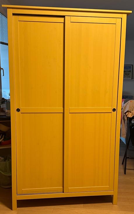 Ikea hemnes skříň žlutá, 