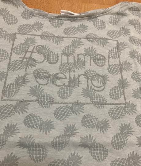 Dívčí široké tričko s ananasy, yigga,134