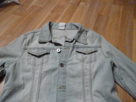 Leastická riflová bunda vel.m pro maminy, denim,m