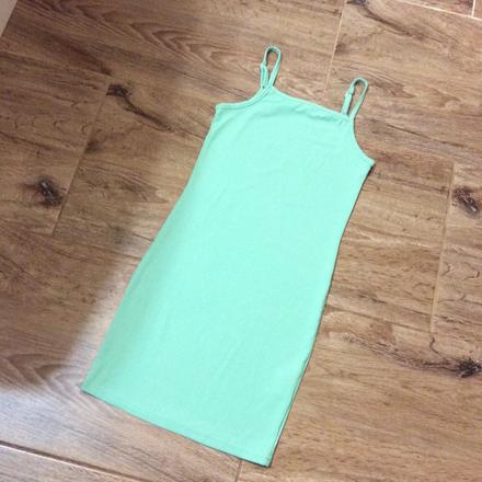 Lehoučké letní mintové šaty, 116