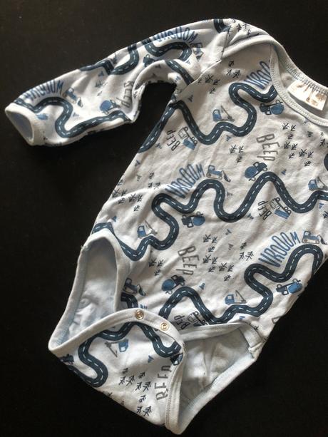 Modré body s dlouhým rukávem, 86