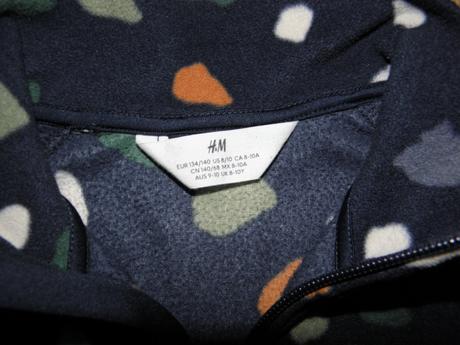 Chlapecká fleecová mikina zn. h&m vel.134/140, h&m,134