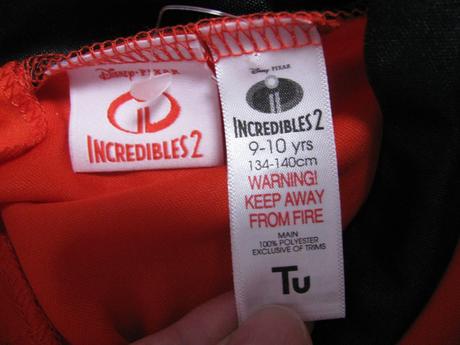 Karnevalový kostým -overal incredibles 2, 