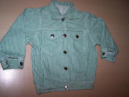 Proužkovaná bunda 98, 98